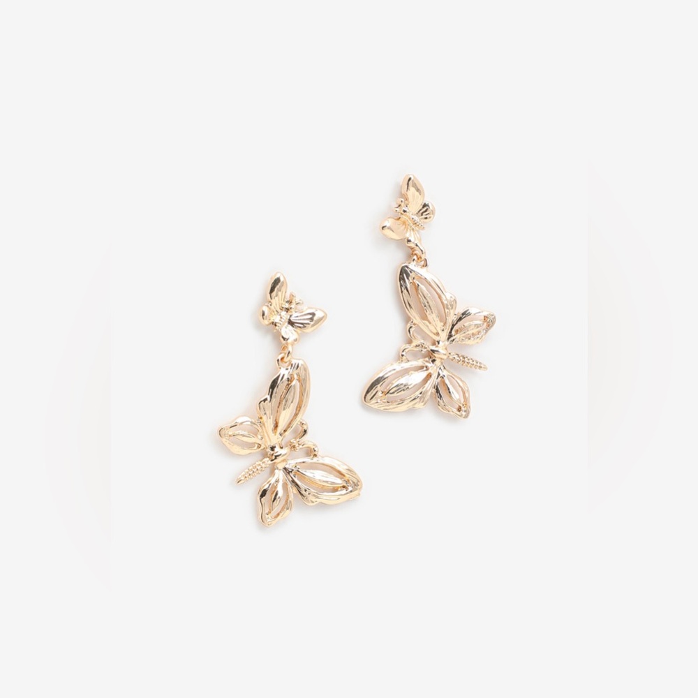 Double Butterfly Earrings